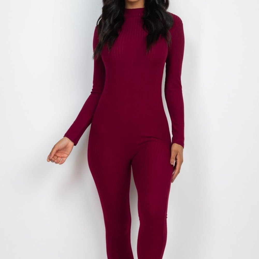 The Mock Neck Jumpsuit